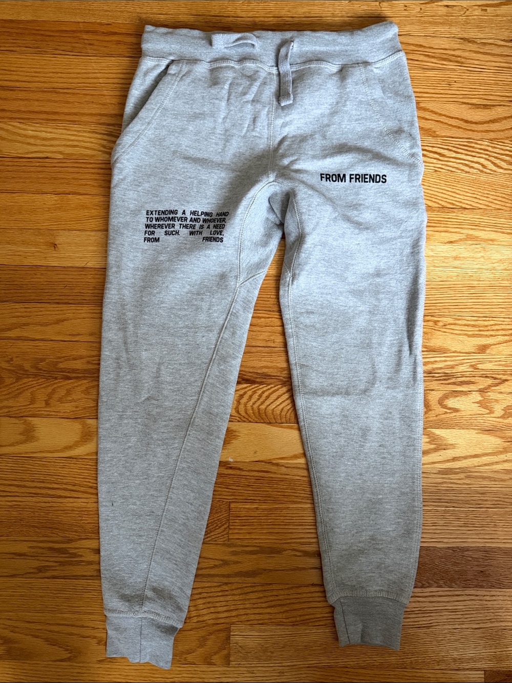Grey joggers
